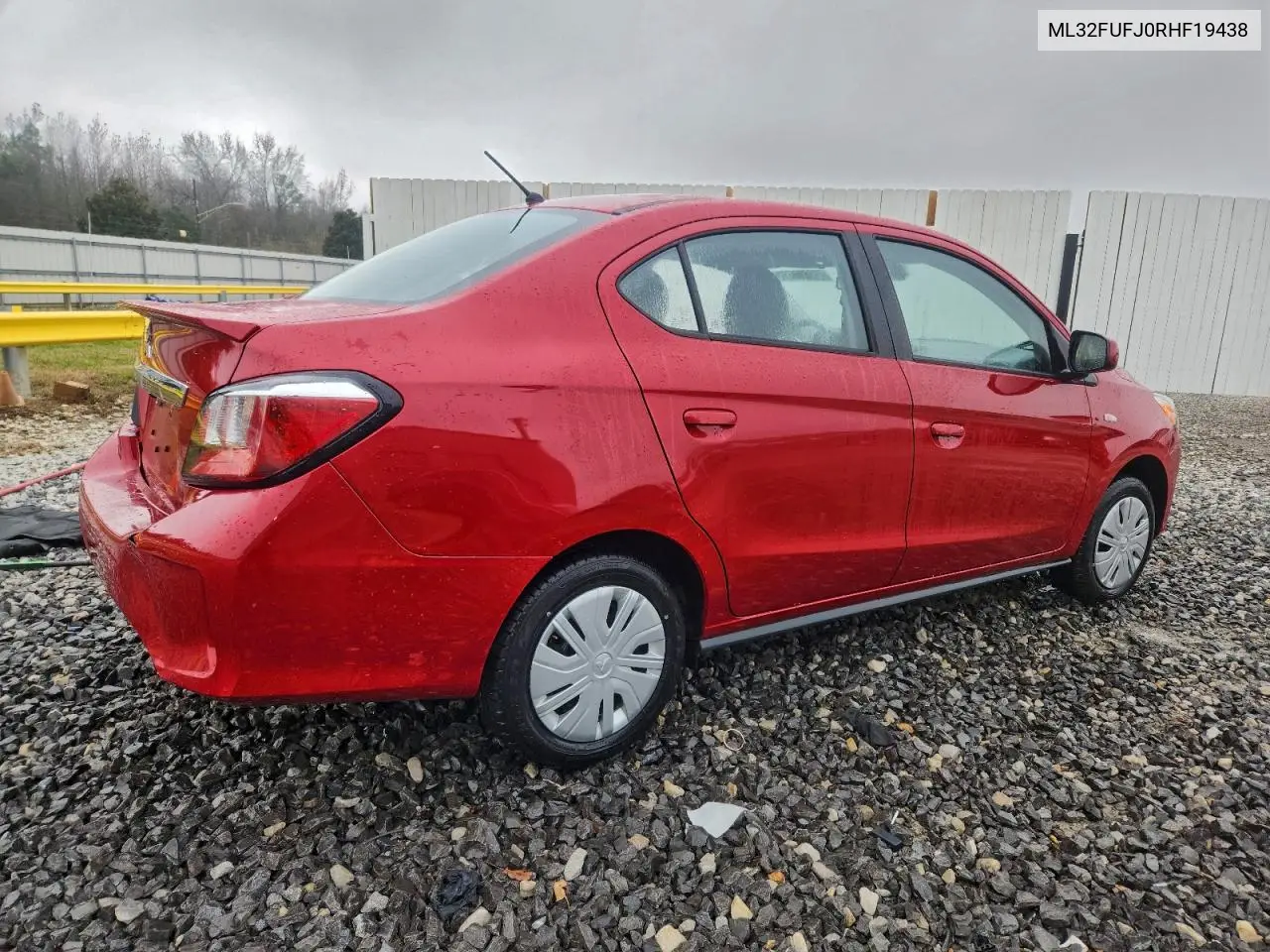 ML32FUFJ0RHF19438 2024 Mitsubishi Mirage G4 Es