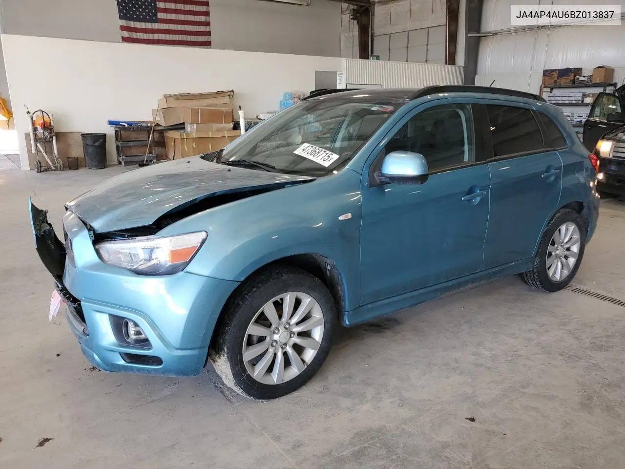2011 Mitsubishi Outlander Sport Se VIN: JA4AP4AU6BZ013837 Lot: 47368715