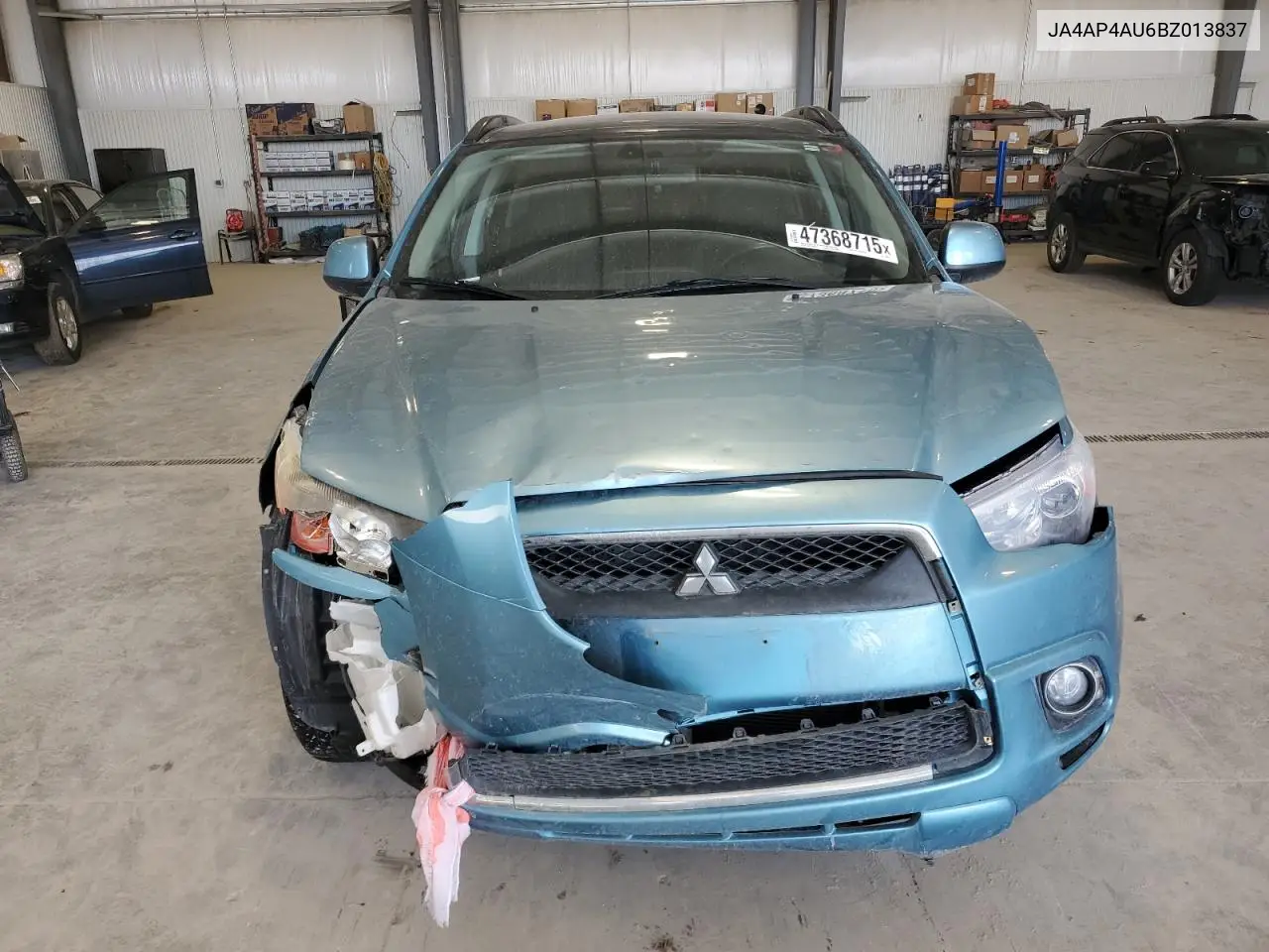 2011 Mitsubishi Outlander Sport Se VIN: JA4AP4AU6BZ013837 Lot: 47368715