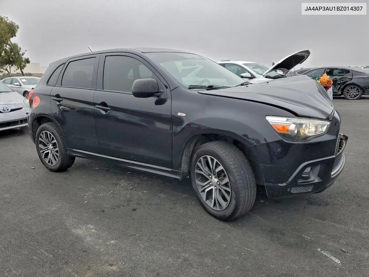 JA4AP3AU1BZ014307 2011 Mitsubishi Outlander Sport Es