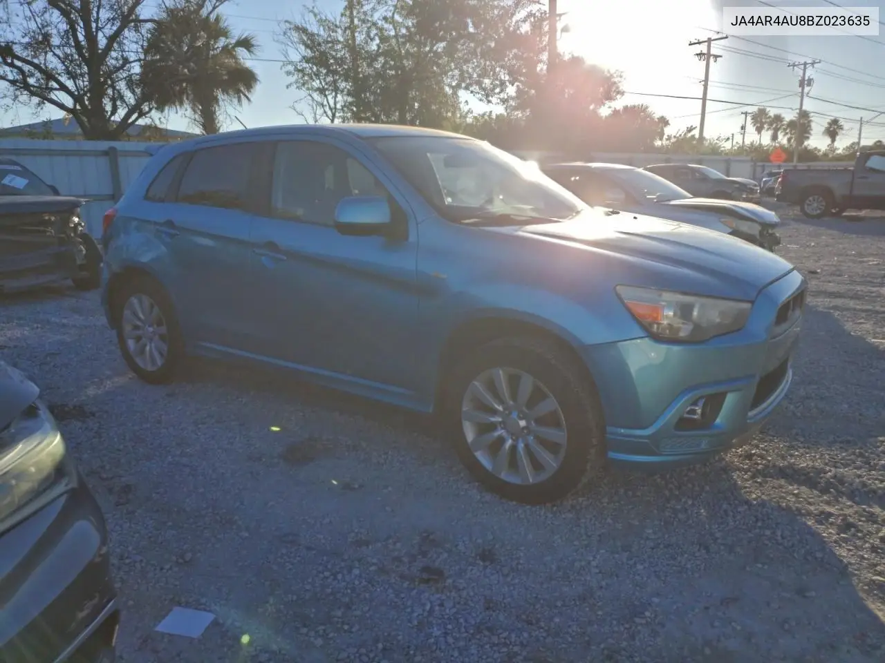 JA4AR4AU8BZ023635 2011 Mitsubishi Outlander Sport Se