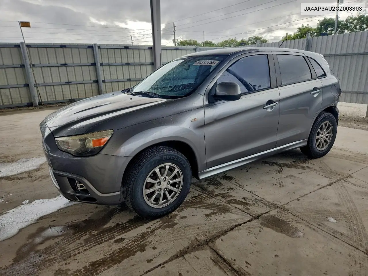 JA4AP3AU2CZ003303 2012 Mitsubishi Outlander Sport Es