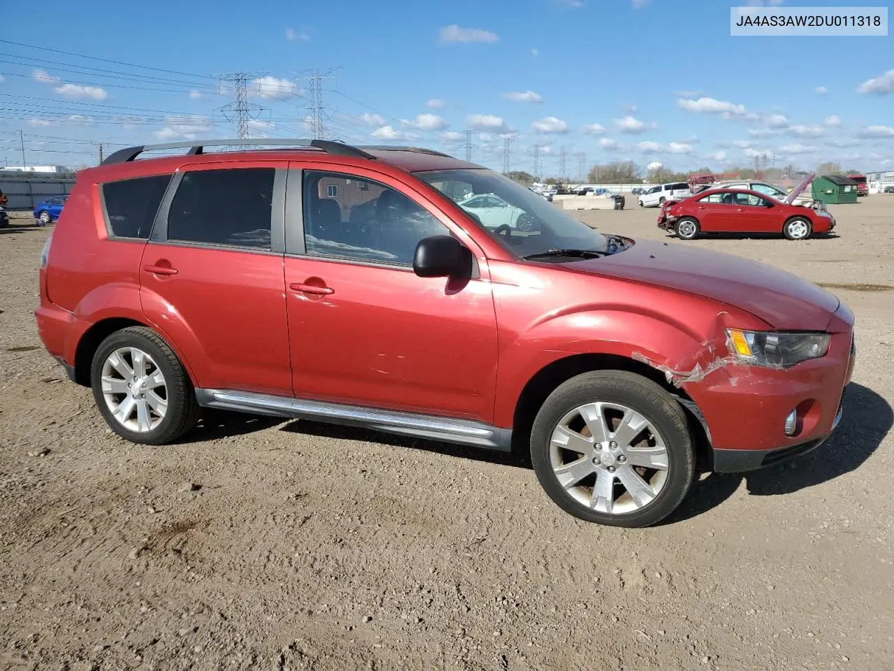 JA4AS3AW2DU011318 2013 Mitsubishi Outlander Se