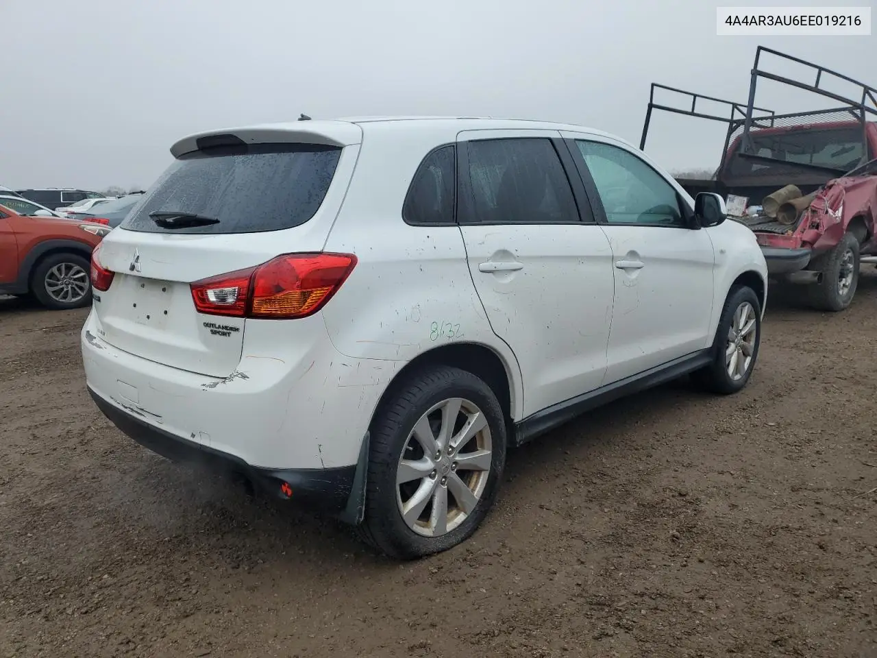 4A4AR3AU6EE019216 2014 Mitsubishi Outlander Sport Es