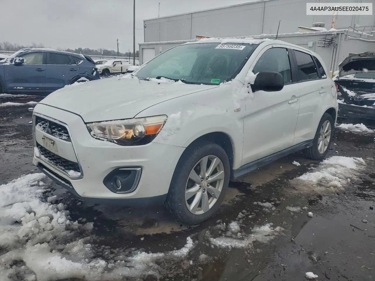 4A4AP3AU5EE020475 2014 Mitsubishi Outlander Sport Es