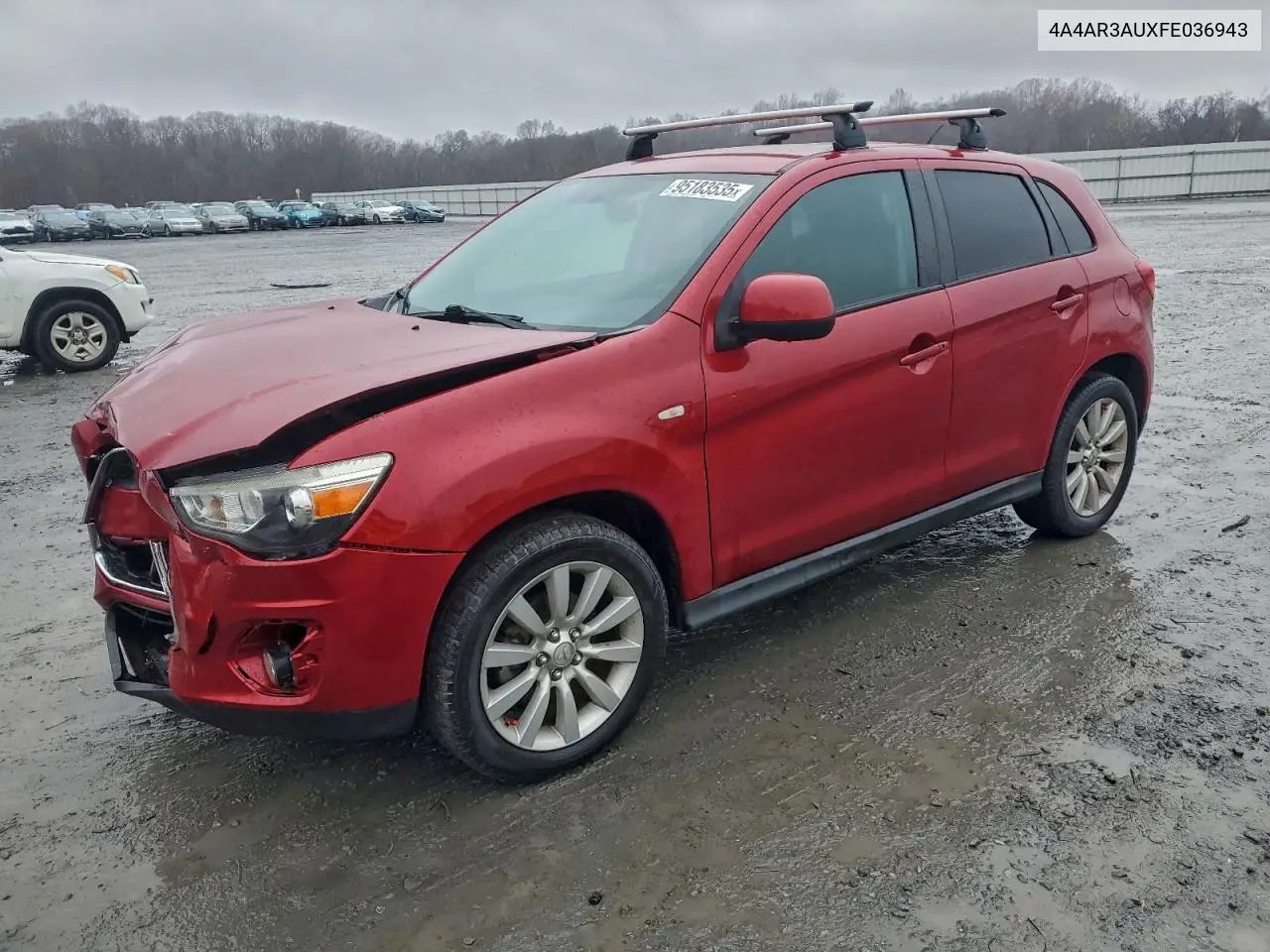 4A4AR3AUXFE036943 2015 Mitsubishi Outlander Sport Es