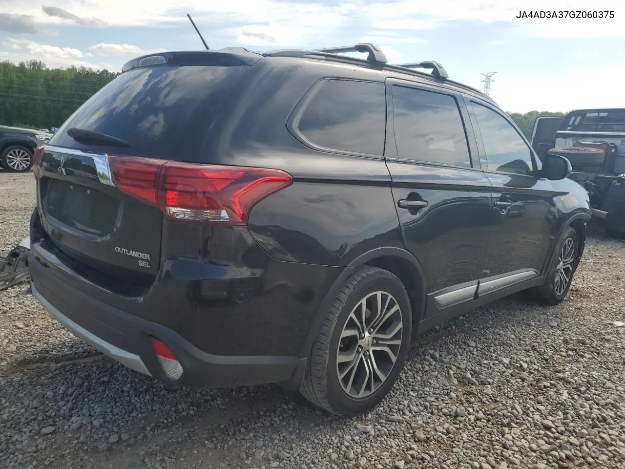 2016 Mitsubishi Outlander Se VIN: JA4AD3A37GZ060375 Lot: 54218975