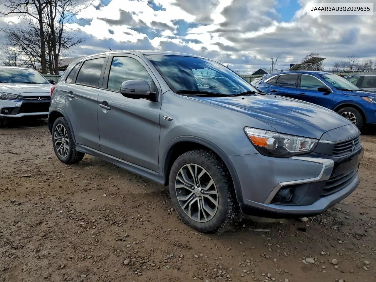 JA4AR3AU3GZ029635 2016 Mitsubishi Outlander Sport Es