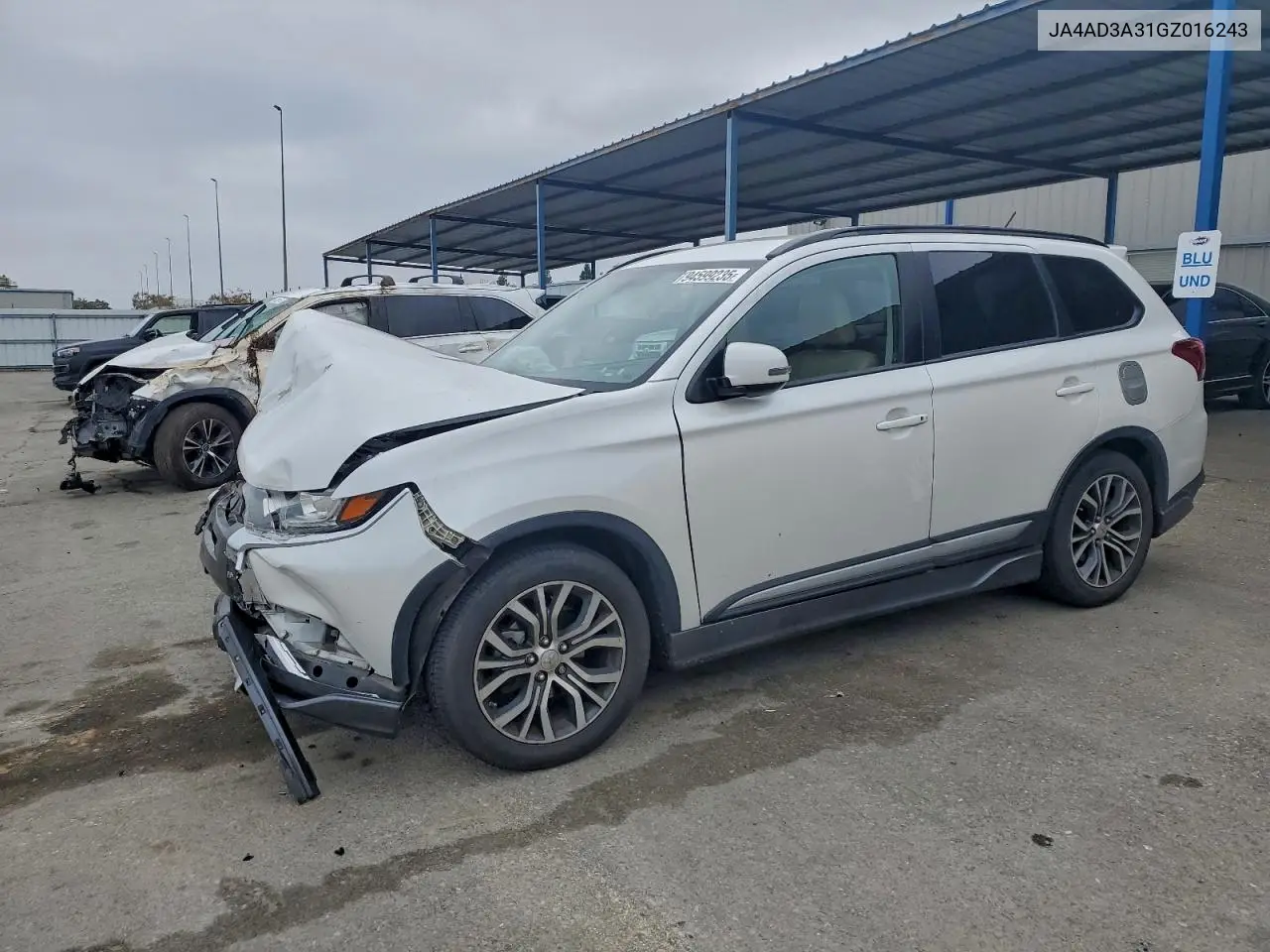 JA4AD3A31GZ016243 2016 Mitsubishi Outlander Se