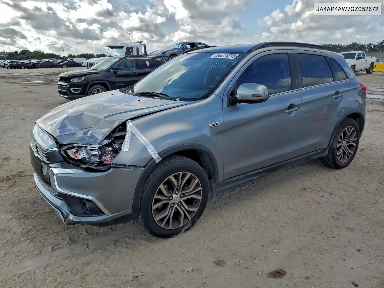 JA4AP4AW7GZ052672 2016 Mitsubishi Outlander Sport Sel