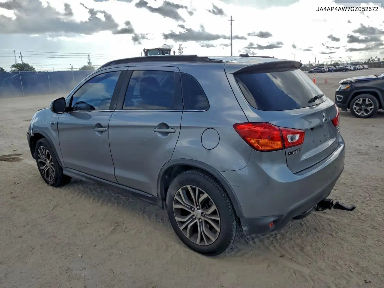 JA4AP4AW7GZ052672 2016 Mitsubishi Outlander Sport Sel