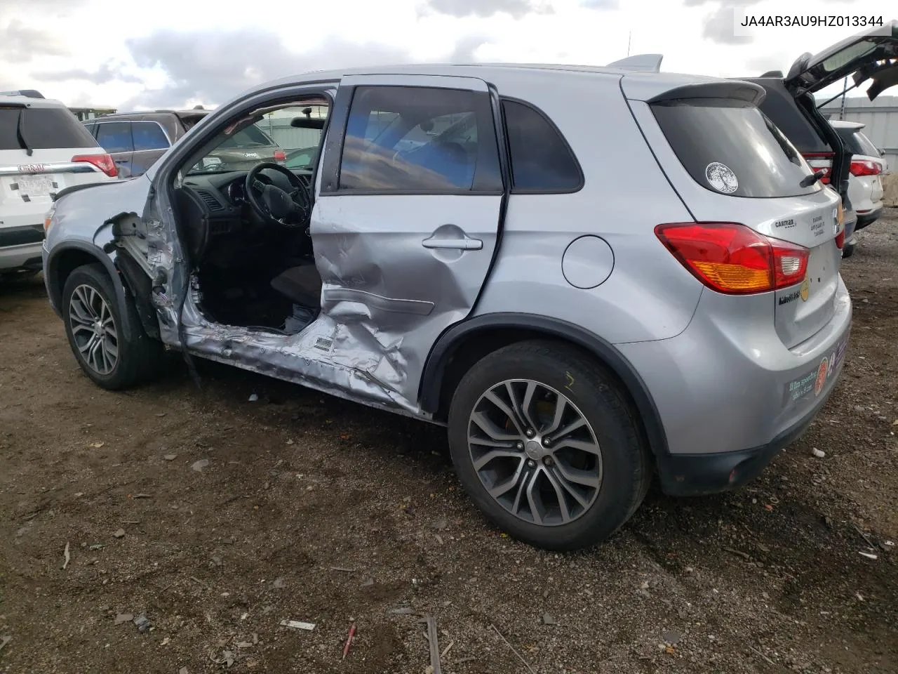 2017 Mitsubishi Outlander Sport Es VIN: JA4AR3AU9HZ013344 Lot: 77794823