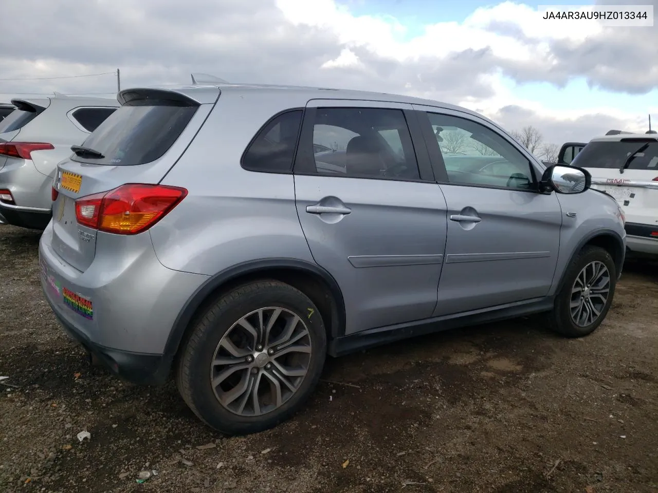 2017 Mitsubishi Outlander Sport Es VIN: JA4AR3AU9HZ013344 Lot: 77794823
