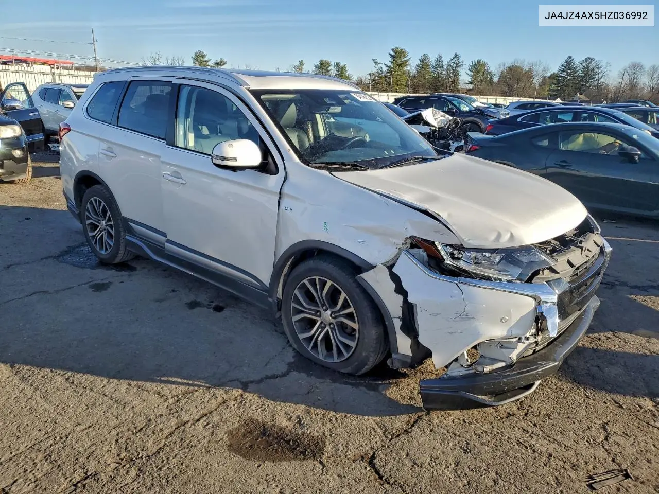 JA4JZ4AX5HZ036992 2017 Mitsubishi Outlander Gt