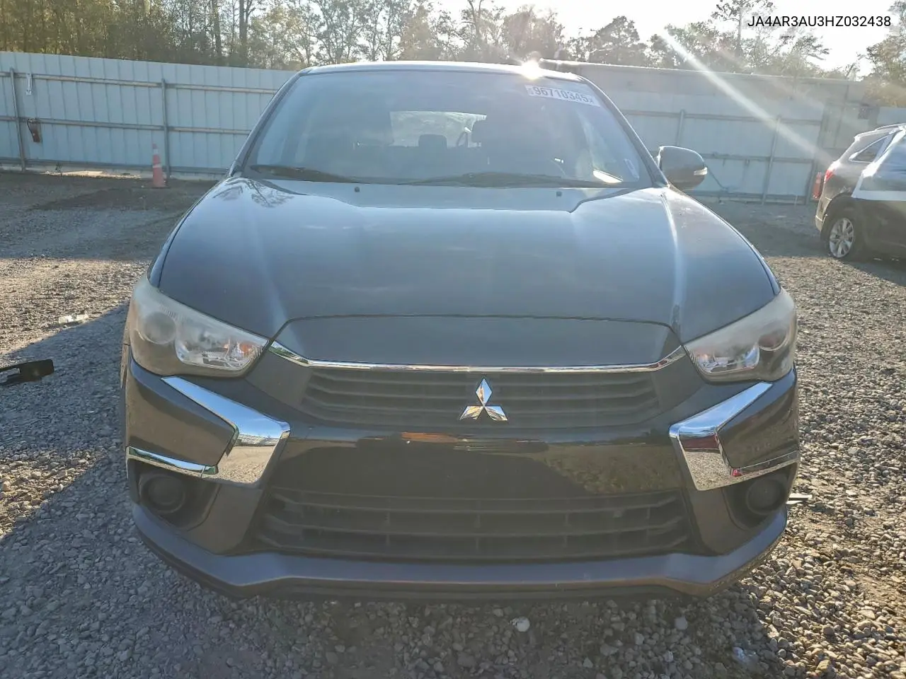 JA4AR3AU3HZ032438 2017 Mitsubishi Outlander Sport Es