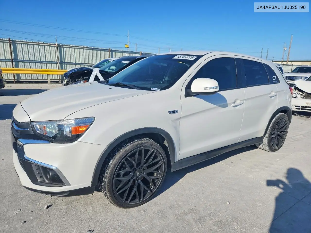JA4AP3AU1JU025190 2018 Mitsubishi Outlander Sport Es