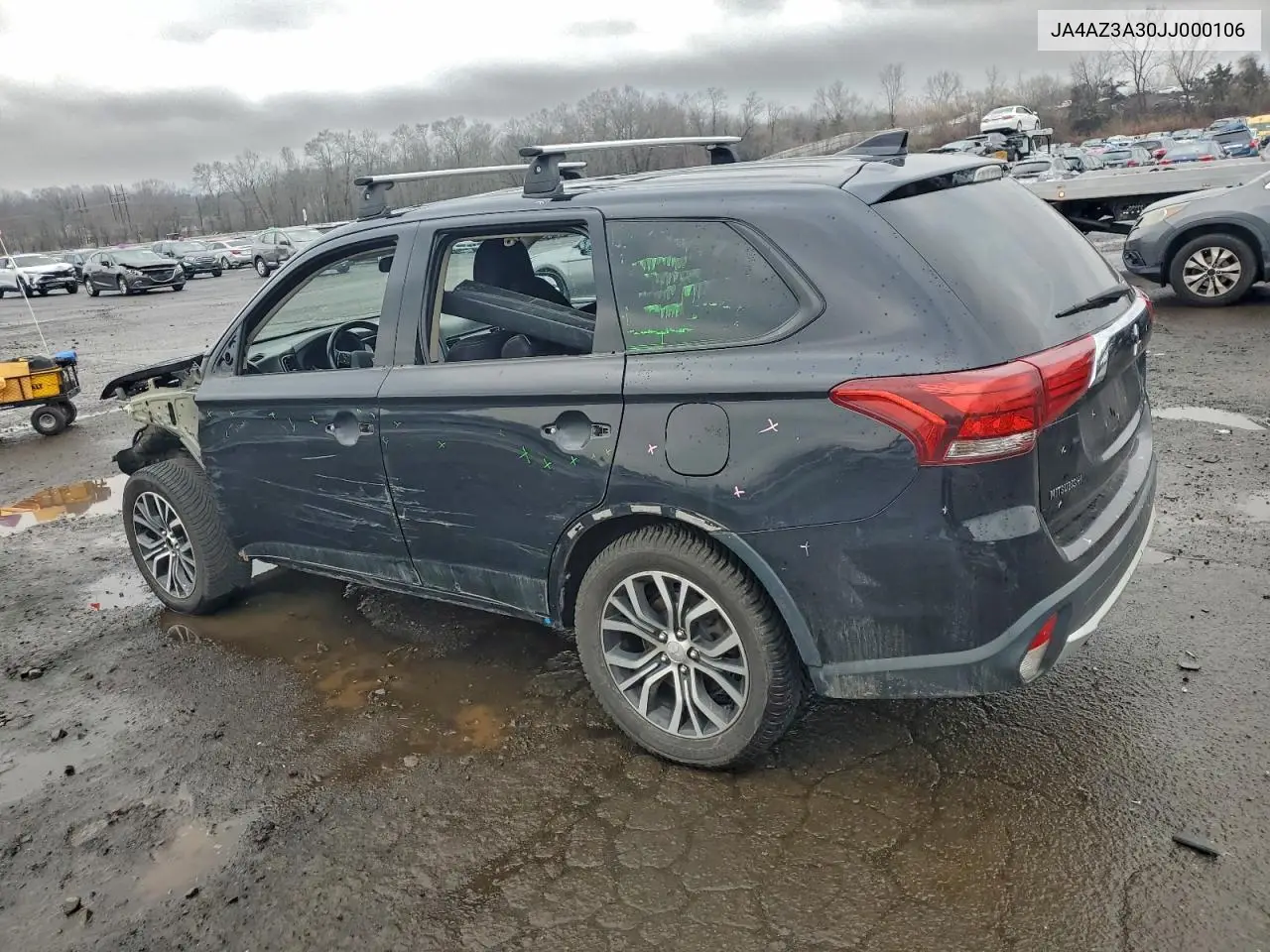 JA4AZ3A30JJ000106 2018 Mitsubishi Outlander Se