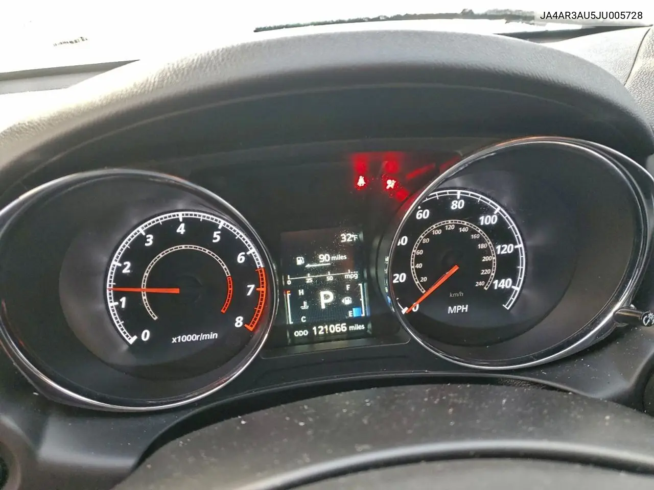 JA4AR3AU5JU005728 2018 Mitsubishi Outlander Sport Es
