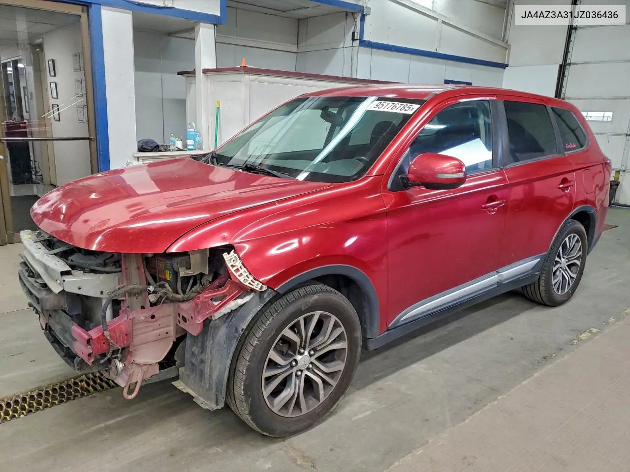 JA4AZ3A31JZ036436 2018 Mitsubishi Outlander Se