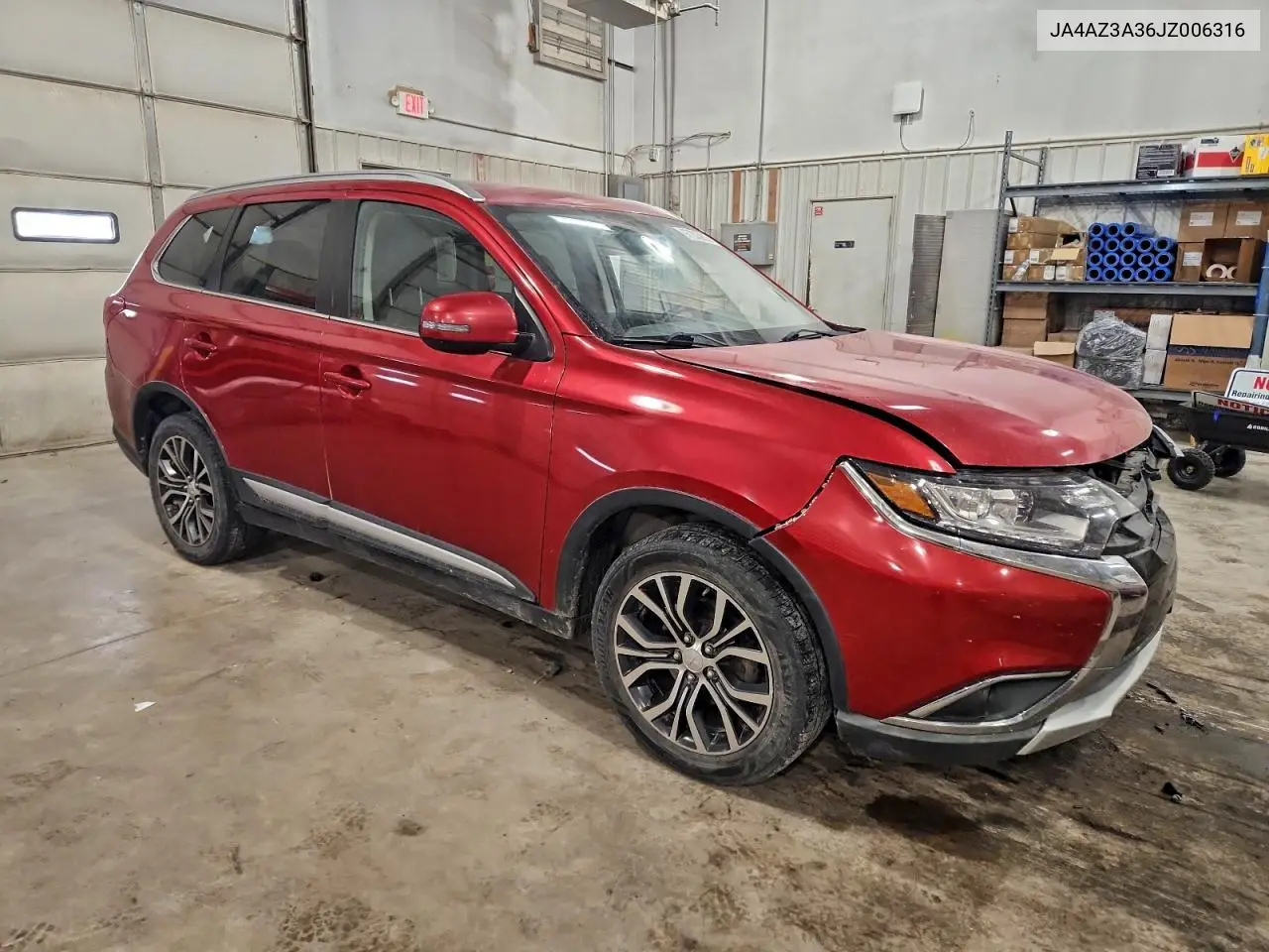 JA4AZ3A36JZ006316 2018 Mitsubishi Outlander Se