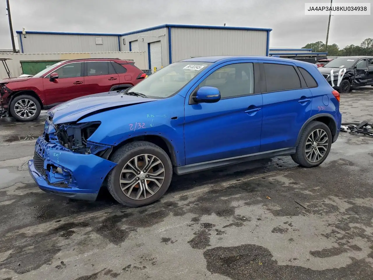 JA4AP3AU8KU034938 2019 Mitsubishi Outlander Sport Es