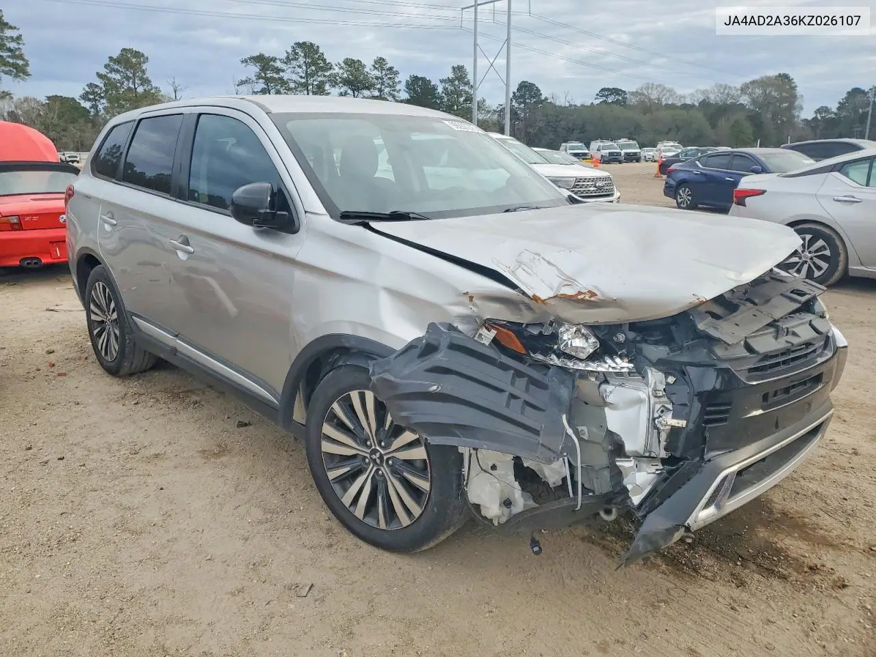 JA4AD2A36KZ026107 2019 Mitsubishi Outlander Es