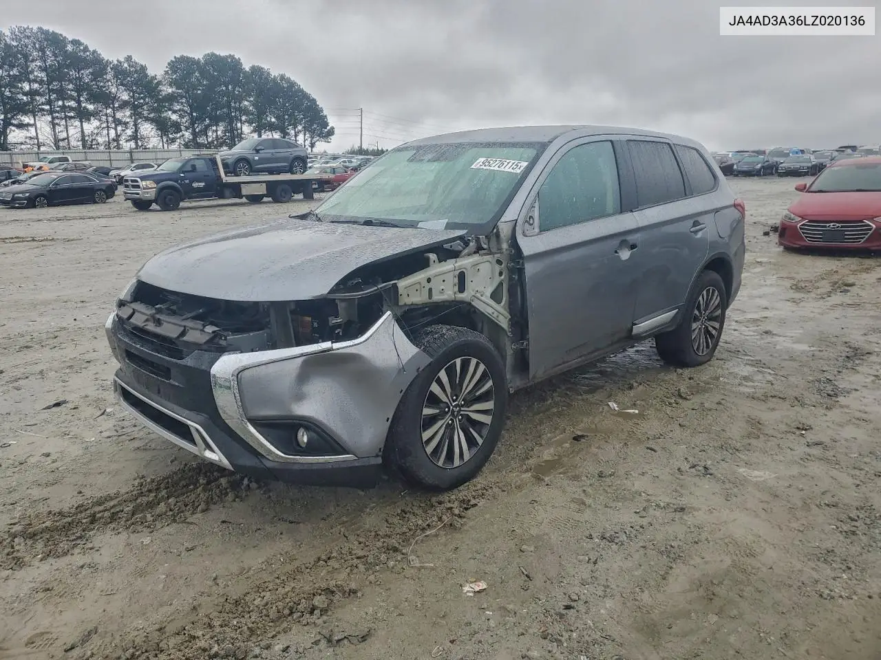 JA4AD3A36LZ020136 2020 Mitsubishi Outlander Se