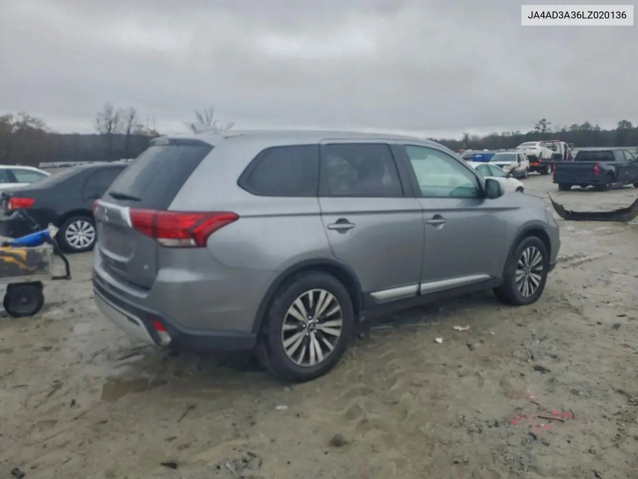 JA4AD3A36LZ020136 2020 Mitsubishi Outlander Se