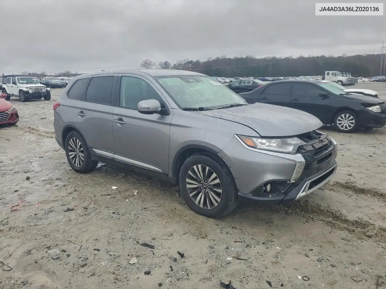 JA4AD3A36LZ020136 2020 Mitsubishi Outlander Se