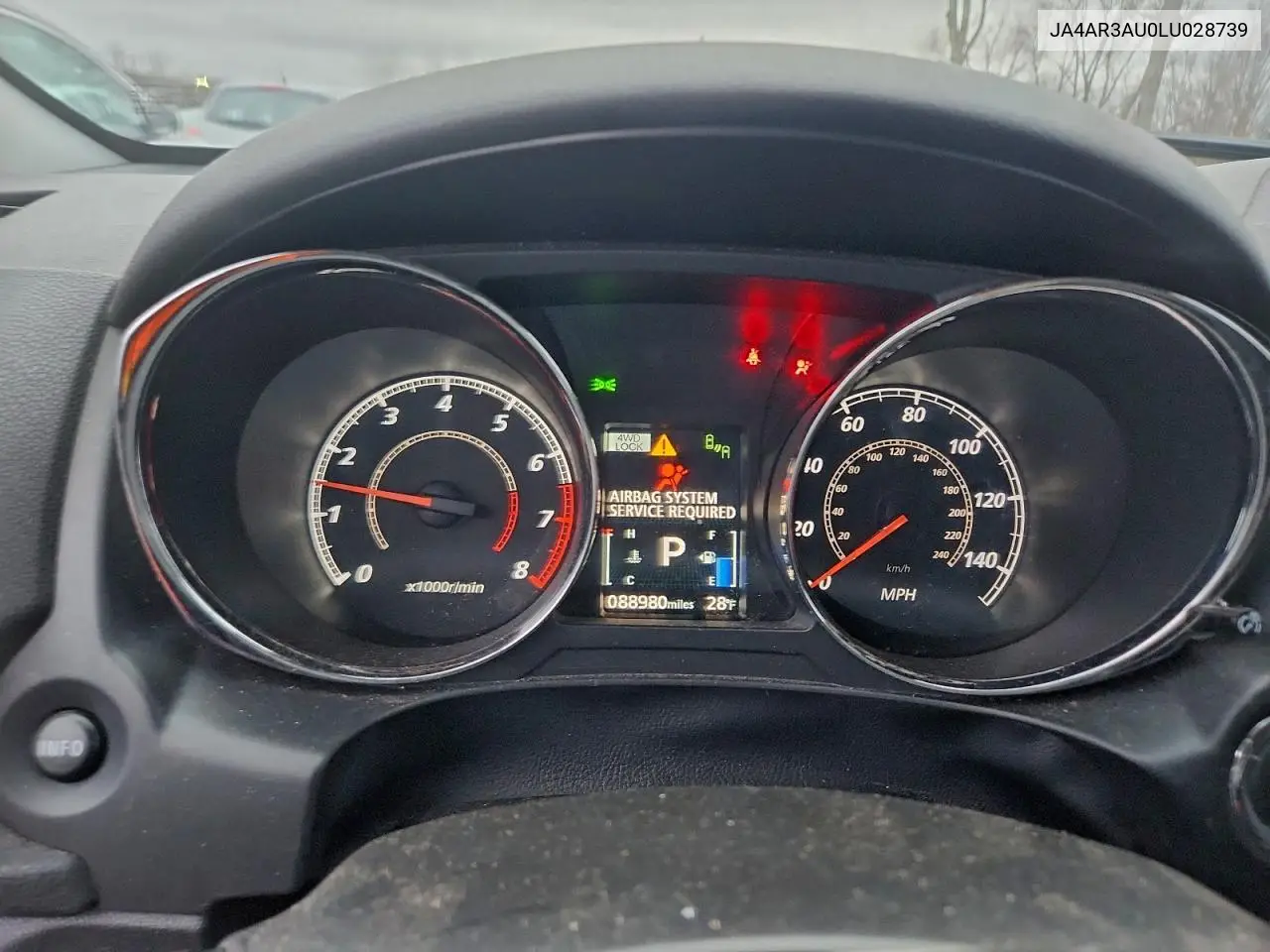 JA4AR3AU0LU028739 2020 Mitsubishi Outlander Sport Es