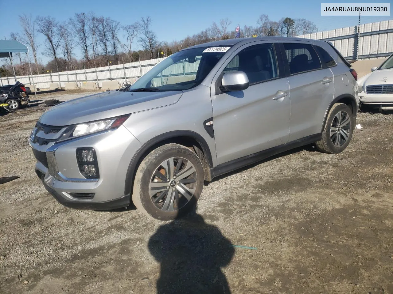 2022 Mitsubishi Outlander Sport Es VIN: JA4ARUAU8NU019330 Lot: 87734505