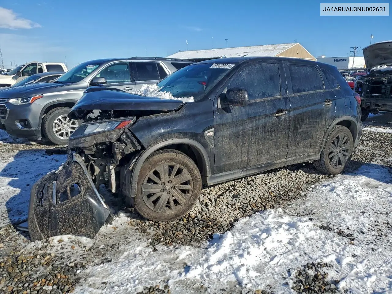 JA4ARUAU3NU002631 2022 Mitsubishi Outlander Sport Es