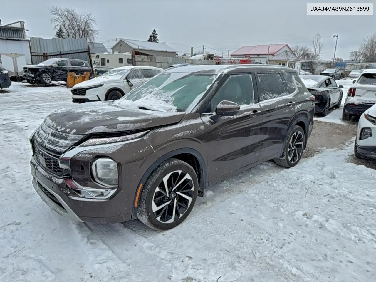JA4J4VA89NZ618599 2022 Mitsubishi Outlander Sel