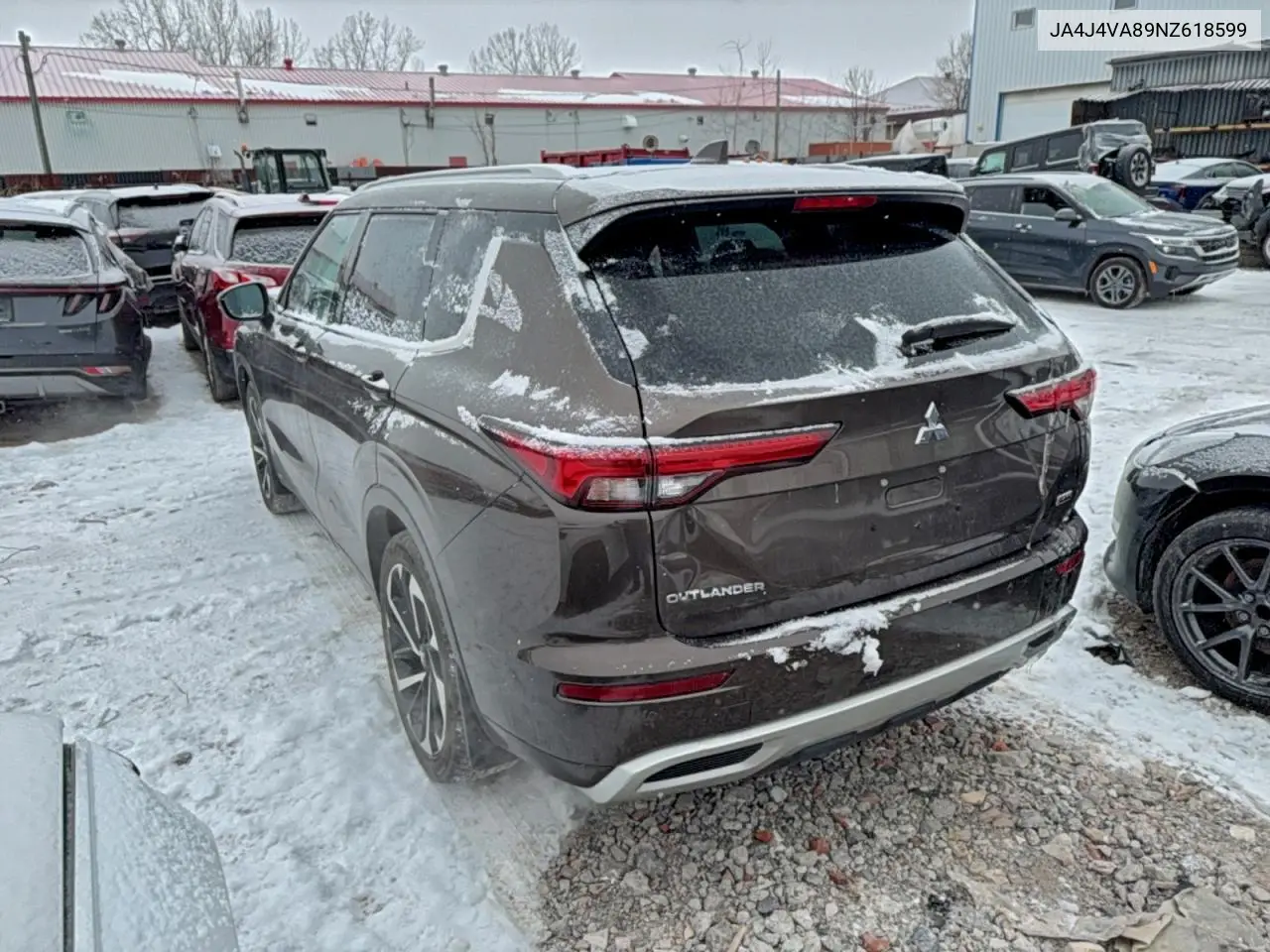 JA4J4VA89NZ618599 2022 Mitsubishi Outlander Sel