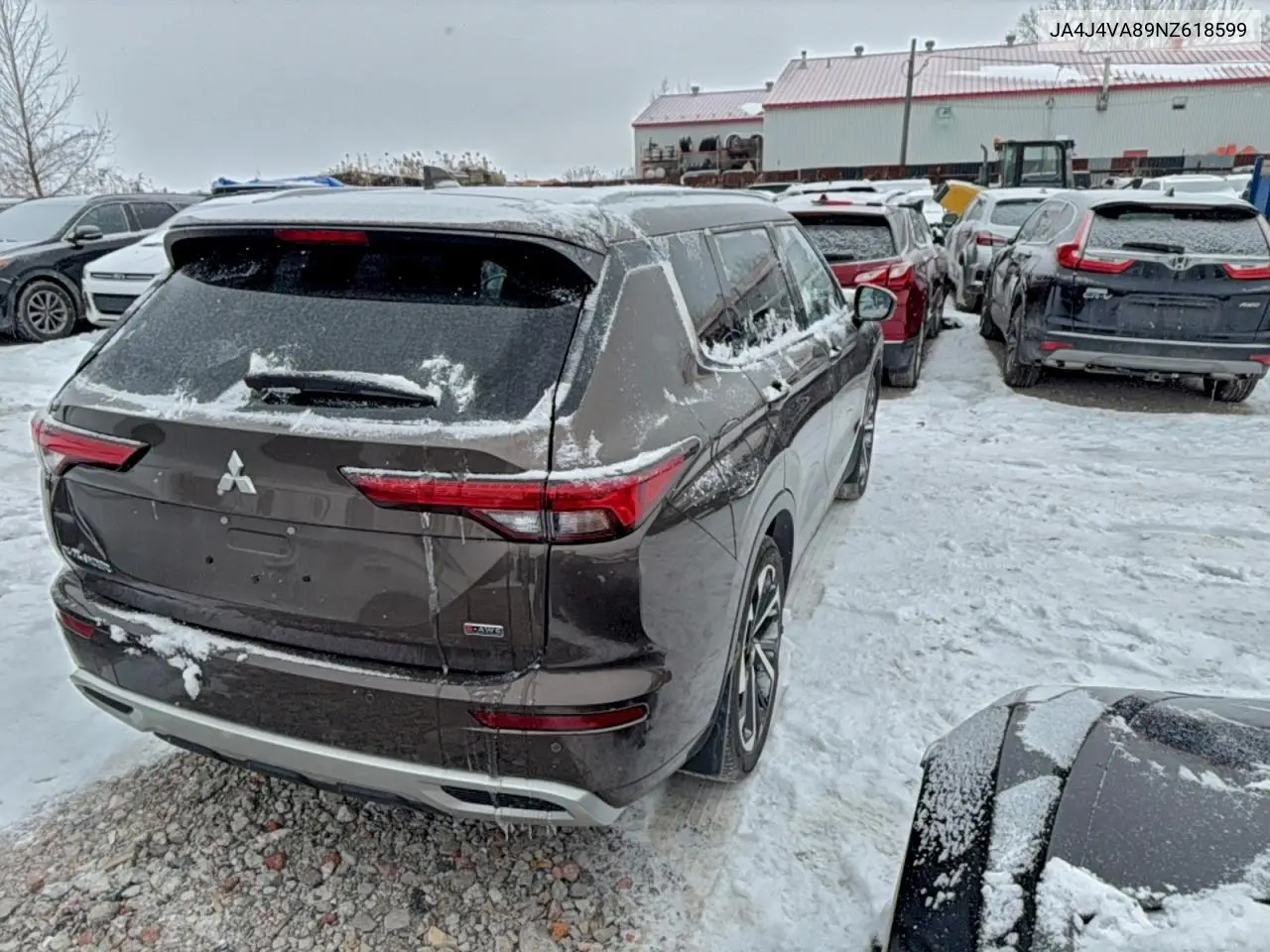JA4J4VA89NZ618599 2022 Mitsubishi Outlander Sel