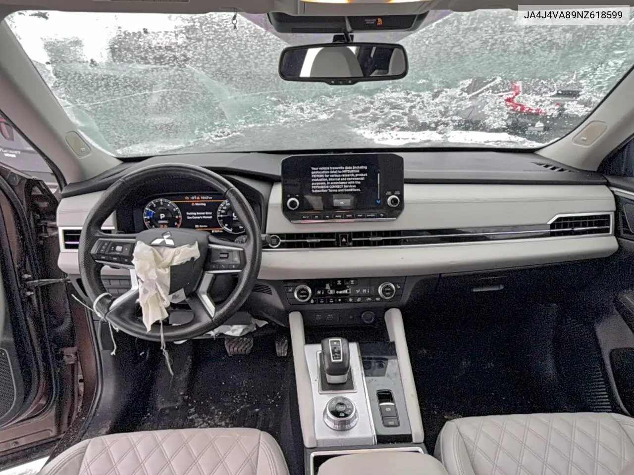 JA4J4VA89NZ618599 2022 Mitsubishi Outlander Sel