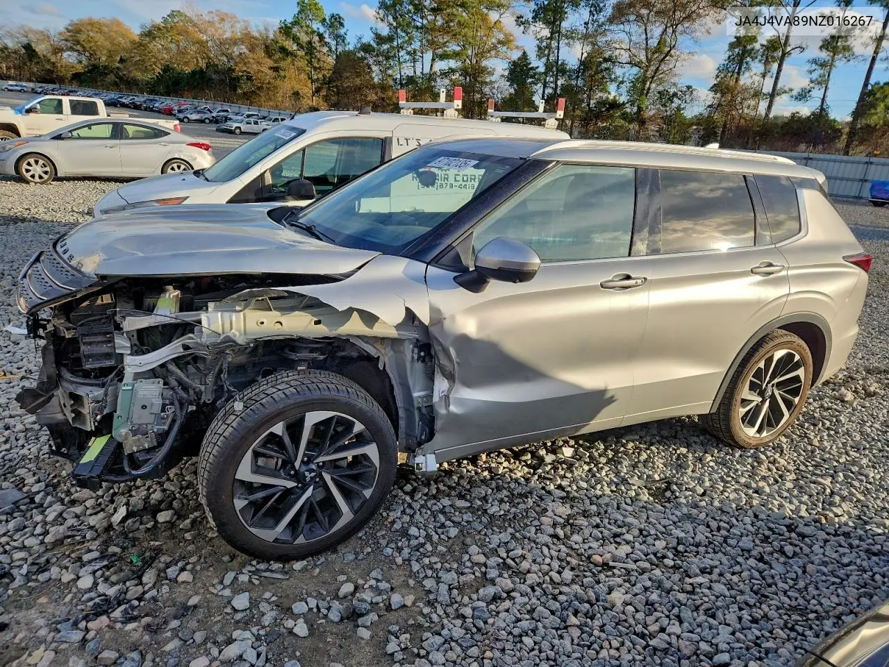 JA4J4VA89NZ016267 2022 Mitsubishi Outlander Sel