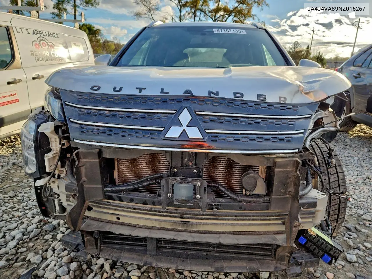 JA4J4VA89NZ016267 2022 Mitsubishi Outlander Sel