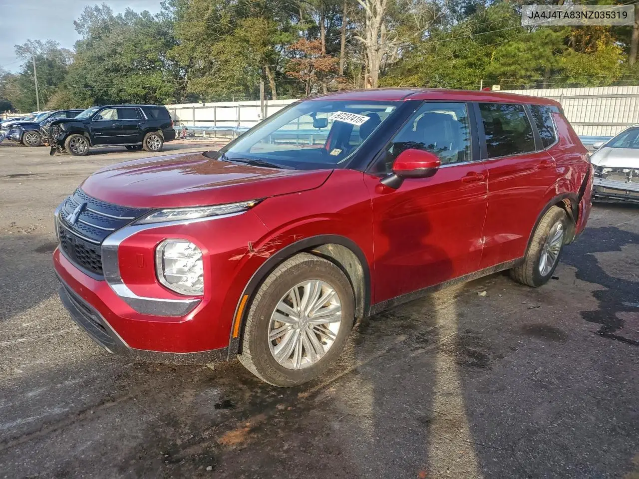 JA4J4TA83NZ035319 2022 Mitsubishi Outlander Es