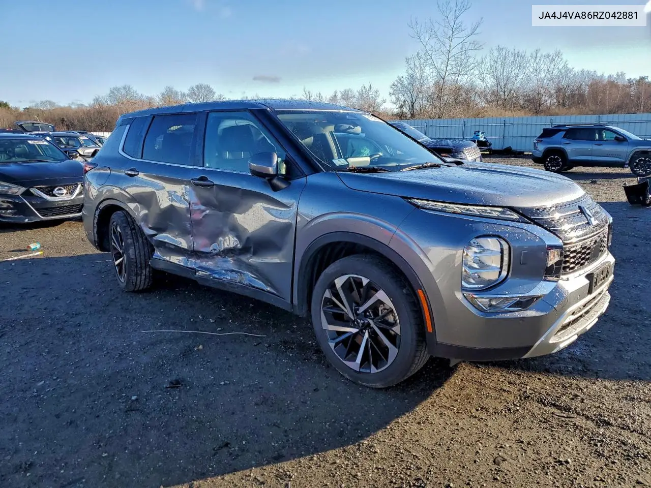 JA4J4VA86RZ042881 2024 Mitsubishi Outlander Se