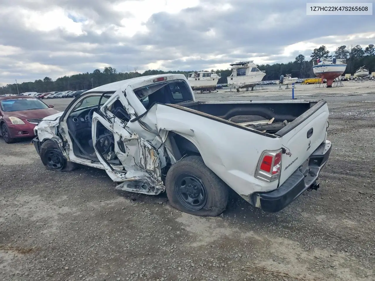 2007 Mitsubishi Raider Ls VIN: 1Z7HC22K47S265608 Lot: 73946875