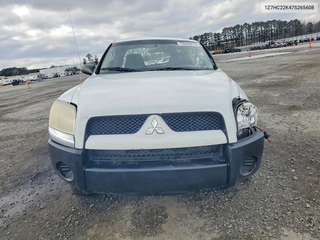 2007 Mitsubishi Raider Ls VIN: 1Z7HC22K47S265608 Lot: 73946875