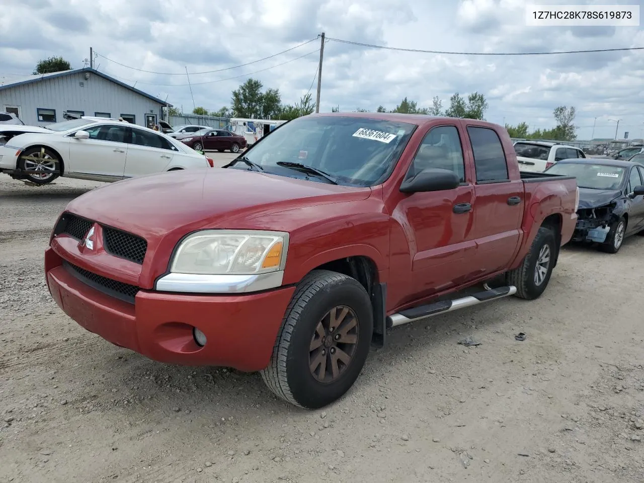 1Z7HC28K78S619873 2008 Mitsubishi Raider Ls