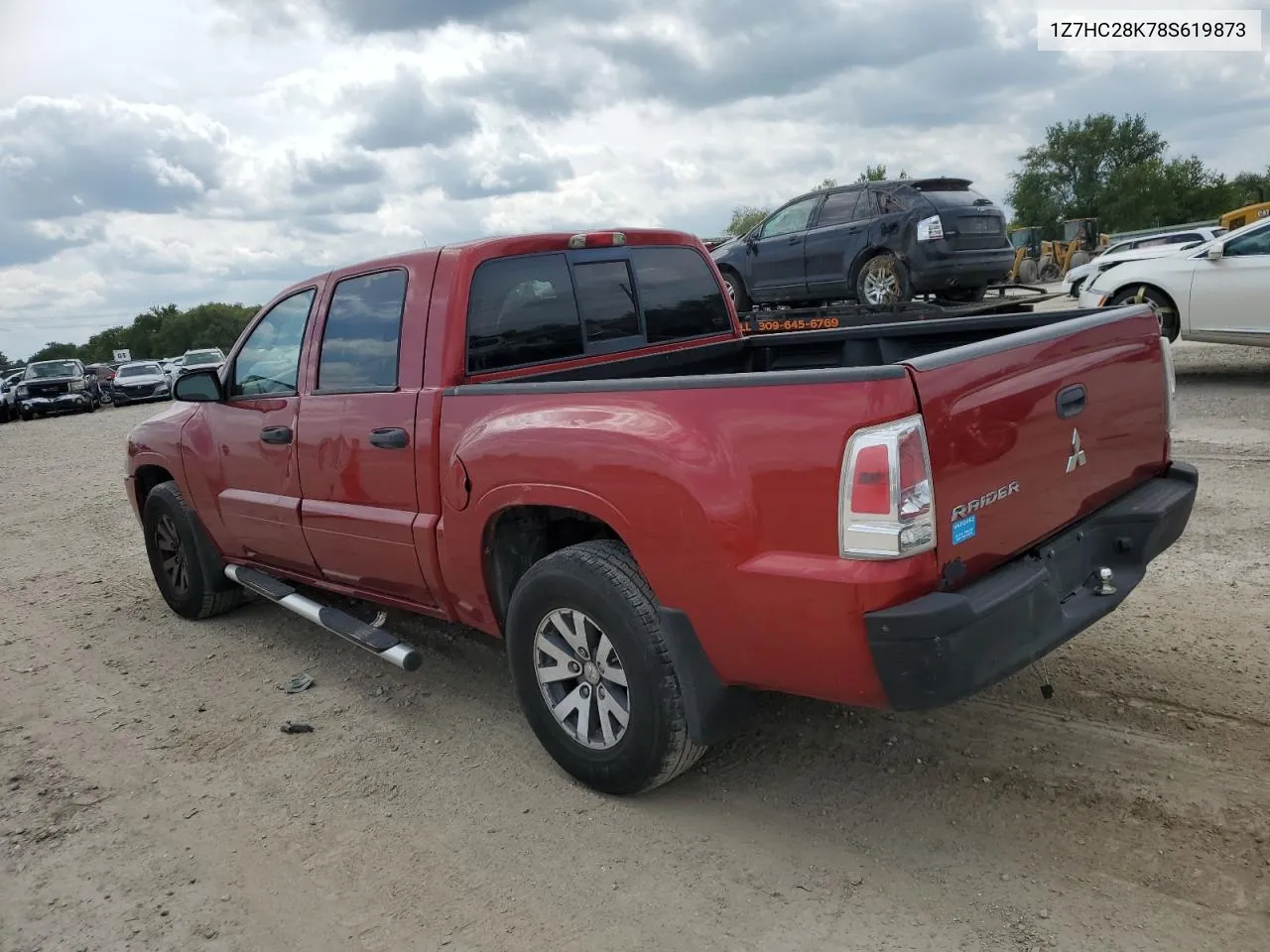 1Z7HC28K78S619873 2008 Mitsubishi Raider Ls