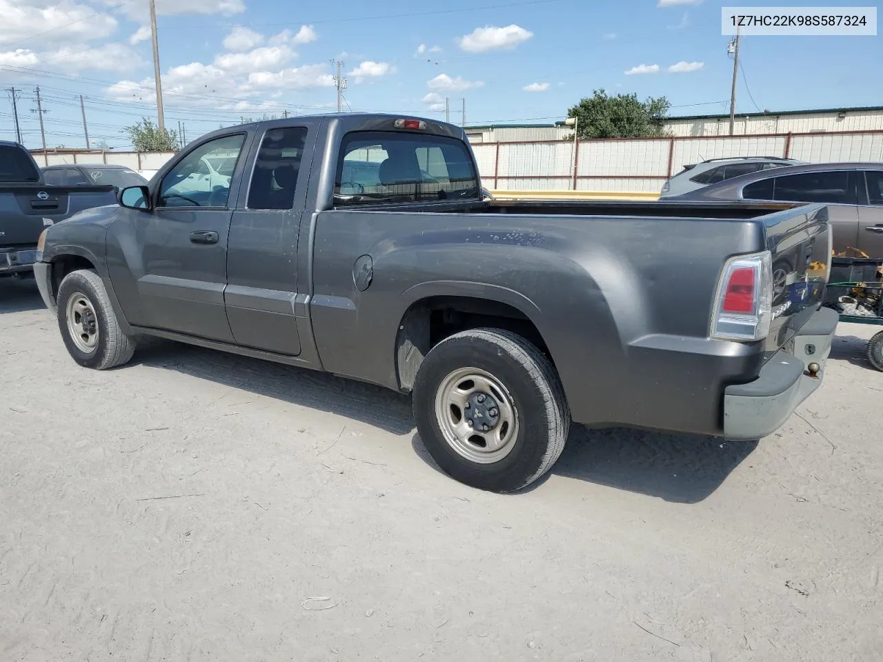 1Z7HC22K98S587324 2008 Mitsubishi Raider Ls