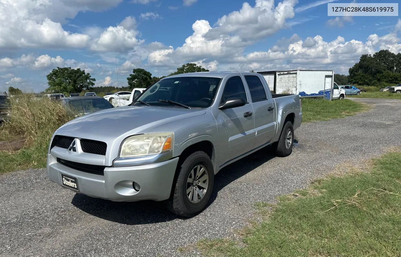 1Z7HC28K48S619975 2008 Mitsubishi Raider Ls