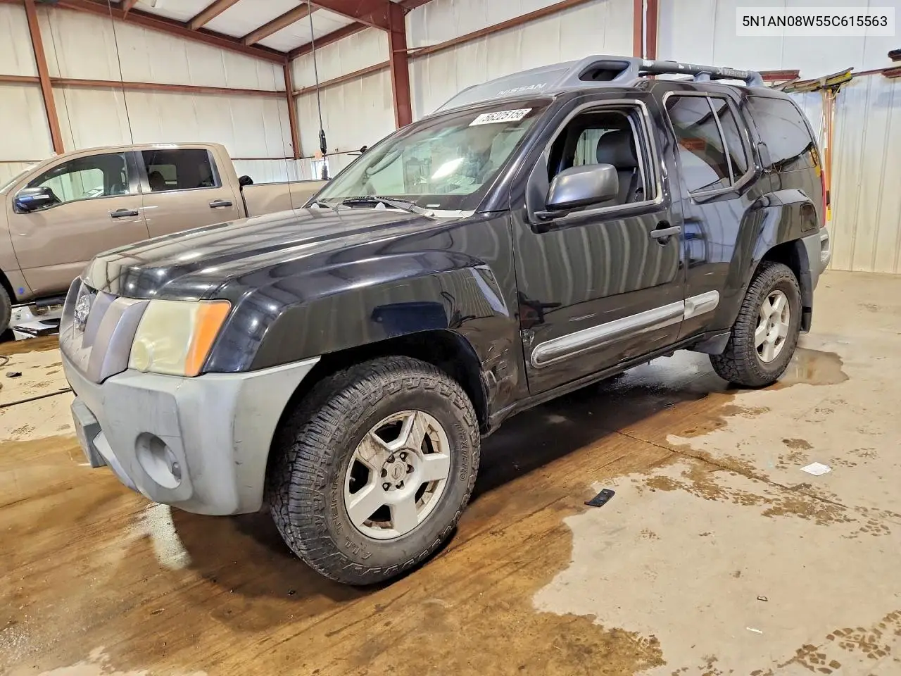 2005 Nissan Xterra S VIN: 5N1AN08W55C615563 Lot: 56225156