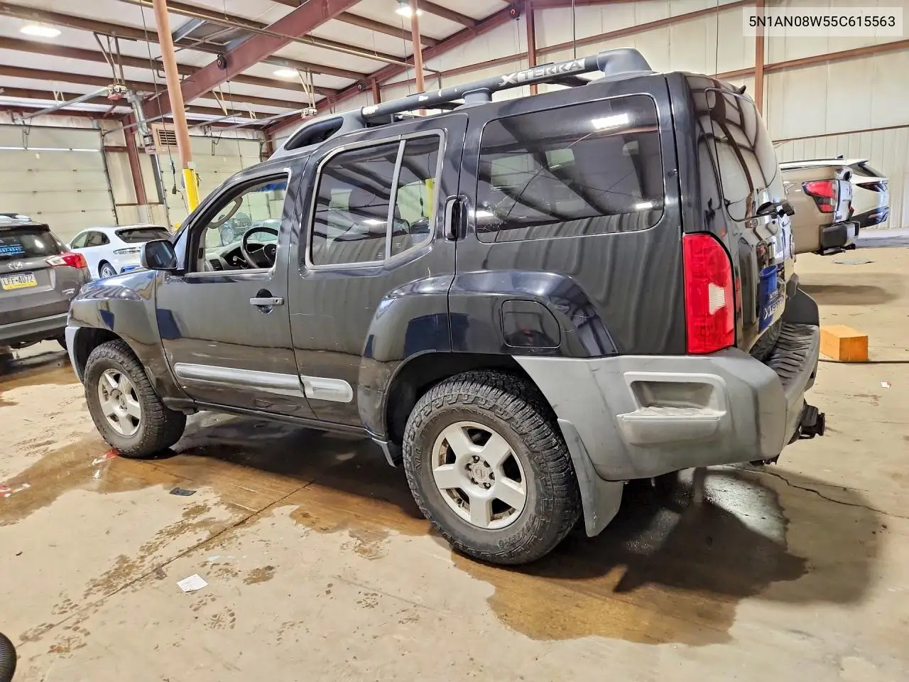 2005 Nissan Xterra S VIN: 5N1AN08W55C615563 Lot: 56225156