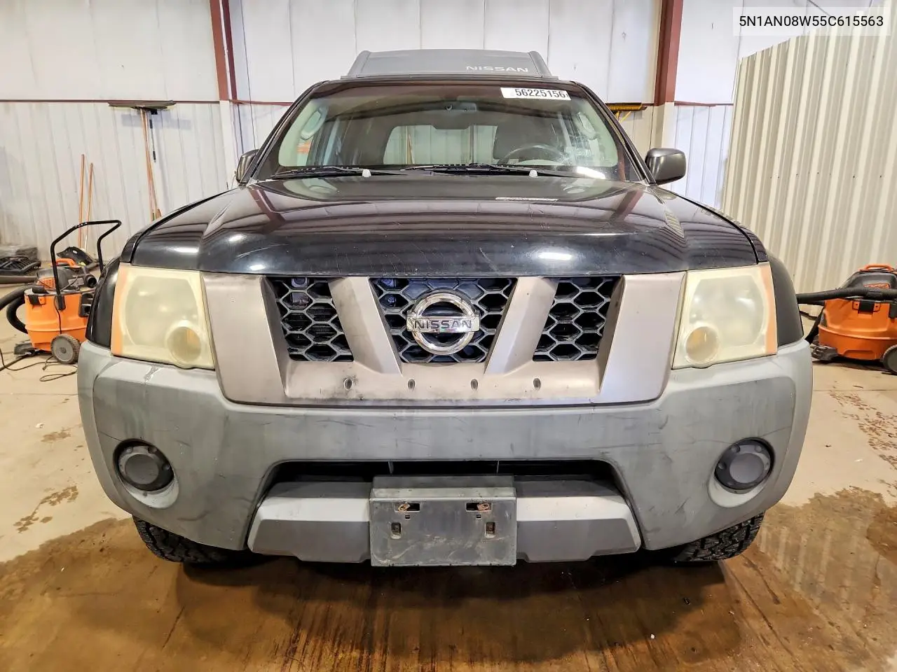 2005 Nissan Xterra S VIN: 5N1AN08W55C615563 Lot: 56225156
