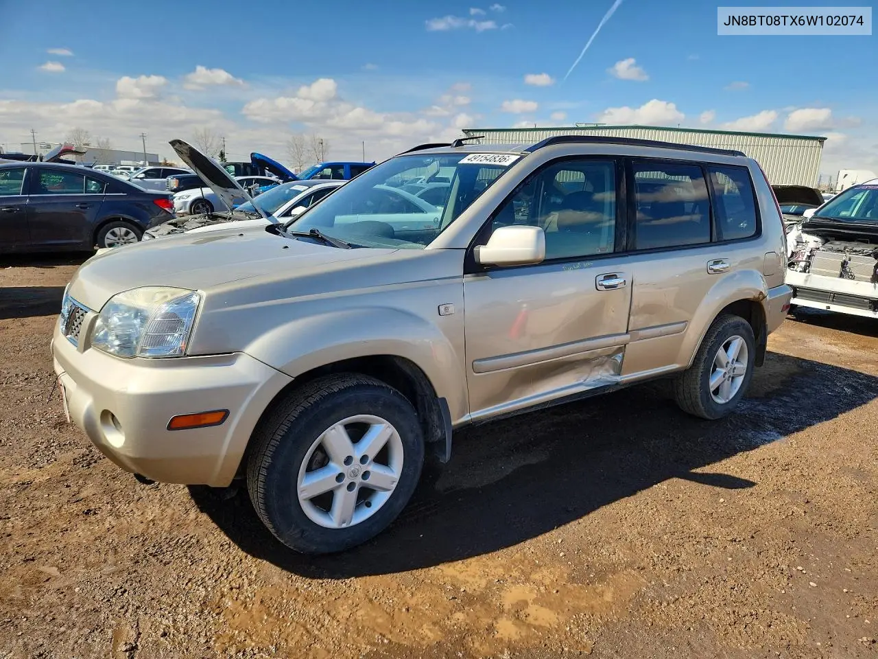 2006 Nissan X-Trail Xe VIN: JN8BT08TX6W102074 Lot: 49154836